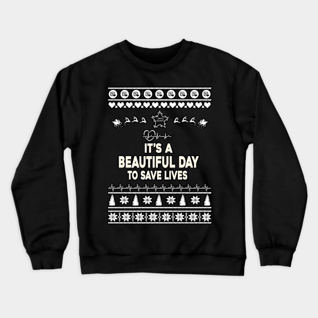 Merry Christmas Beautiful Crewneck Sweatshirt by bryanwilly